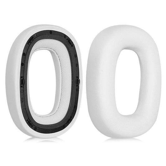 2pcs Sponge Earmuffs Replacement Earpads For B&W Px7 S2 / Px8, Model:White Protein Leather - Earmuff & Pad by buy2fix | Online Shopping UK | buy2fix