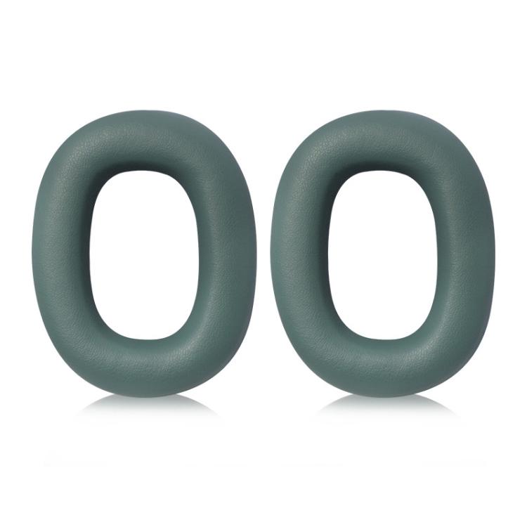 2pcs Sponge Earmuffs Replacement Earpads For B&W Px7 S2 / Px8, Model:Green Protein Leather - Earmuff & Pad by buy2fix | Online Shopping UK | buy2fix