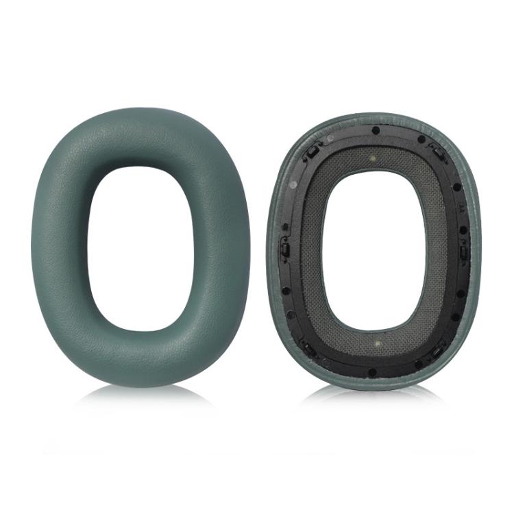 2pcs Sponge Earmuffs Replacement Earpads For B&W Px7 S2 / Px8, Model:Green Protein Leather - Earmuff & Pad by buy2fix | Online Shopping UK | buy2fix