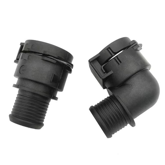 1 Set Car Heater Inlet Water Hose Connector Plug for Buick Encore 95089363 95089364(Straight + Elbow)