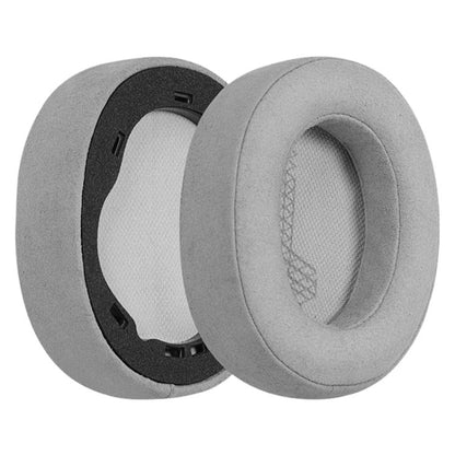 1 Pair Microfiber Leather Earphone Replacement Earpads For JBL Live 650BTNC / E65BTNC / Duet NC / Live 660 BTNC(Grey) - Earmuff & Pad by buy2fix | Online Shopping UK | buy2fix