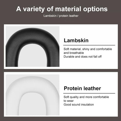 Lambskin Replacement Headband Cover For B&W Px8, Model:Upper Cover(Black) - Earmuff & Pad by buy2fix | Online Shopping UK | buy2fix