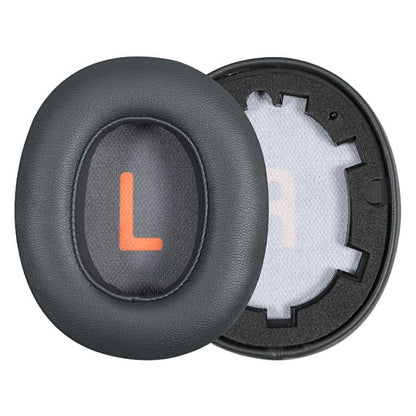 1 Pair Protein Leather Earphone Replacement Earpads For JBL JR 460NC(Titanium Grey) - Earmuff & Pad by buy2fix | Online Shopping UK | buy2fix