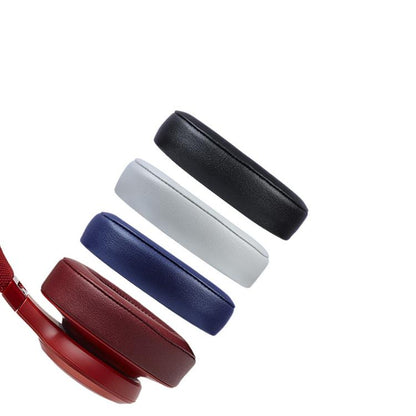 1 Pair Protein Leather Earphone Replacement Earpads For JBL Live 500BT(Blue) - Earmuff & Pad by buy2fix | Online Shopping UK | buy2fix