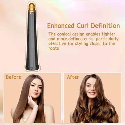Long Conical Curling Iron Accessories For Dyson Airwrap HS01/ HS05 / HS08(Gold) - For Dyson Accessories by buy2fix | Online Shopping UK | buy2fix