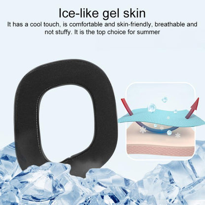 1 Pair Protein Leather and Ice Silk Cloth Replacement Earpads For Corsair HS80 Max / HS80 USB Wired / HS81 RGB(Black) - Earmuff & Pad by buy2fix | Online Shopping UK | buy2fix