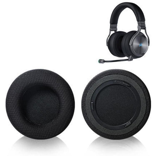 1 Pair Mesh Replacement Earpads For Corsair Virtuoso RGB WIRELESS XT(Black)