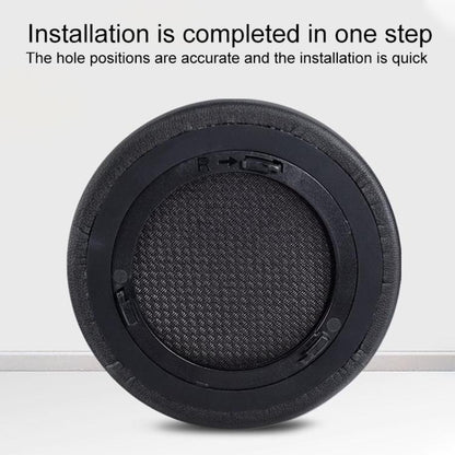 1 Pair Mesh Replacement Earpads For Corsair Virtuoso RGB WIRELESS XT(Black) - Earmuff & Pad by buy2fix | Online Shopping UK | buy2fix