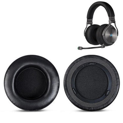 1 Pair Lambskin Replacement Earpads For Corsair Virtuoso RGB WIRELESS XT(Black) - Earmuff & Pad by buy2fix | Online Shopping UK | buy2fix