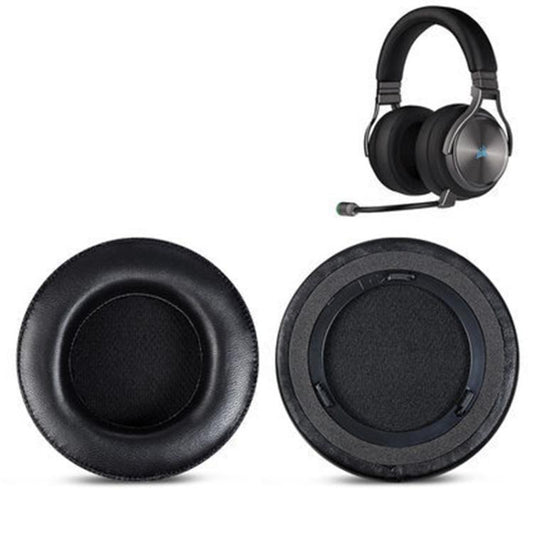 1 Pair Lambskin Replacement Earpads For Corsair Virtuoso RGB WIRELESS XT(Black) - Earmuff & Pad by buy2fix | Online Shopping UK | buy2fix