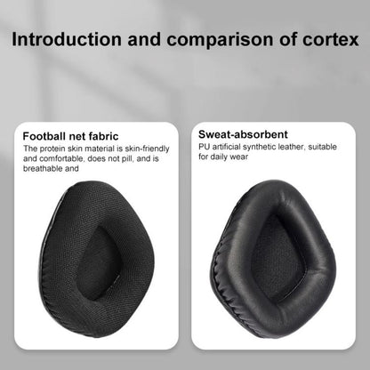 1 Pair Cotton Replacement Earpads For Corsair VOID PRO RGB SE(Grey) - Earmuff & Pad by buy2fix | Online Shopping UK | buy2fix