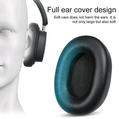 1 Pair Protein Leather Replacement Earpads For Baseus D05(Apricot) - Earmuff & Pad by buy2fix | Online Shopping UK | buy2fix