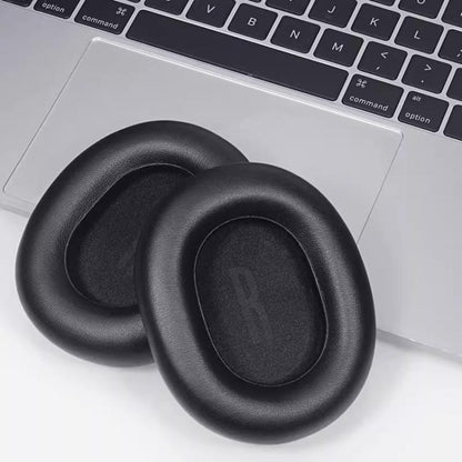 1 Pair Protein Leather Replacement Earpads For Baseus H1i(Black) - Earmuff & Pad by buy2fix | Online Shopping UK | buy2fix