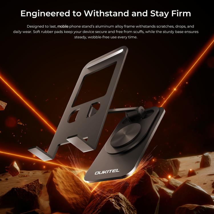 OUKITEL Portable Vertical Phone Waist Bag Desktop Metal Phone Holder Kit -  by OUKITEL | Online Shopping UK | buy2fix