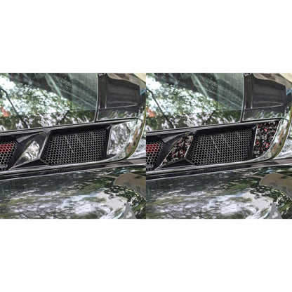 6pcs/Set Forged Gold Foil Carbon Fiber Car Engine Side Vents Decorative Sticker for Chevrolet Corvette C8 2020-, Left and Right Driver(Red) - Car Interior Mouldings by buy2fix | Online Shopping UK | buy2fix