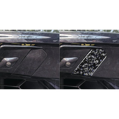 2pcs/Set Forged Gold Foil Carbon Fiber Car Trailer Hook Decorative Sticker for Chevrolet Corvette C8 2020-, Left and Right Driver(Blue) - Car Interior Mouldings by buy2fix | Online Shopping UK | buy2fix