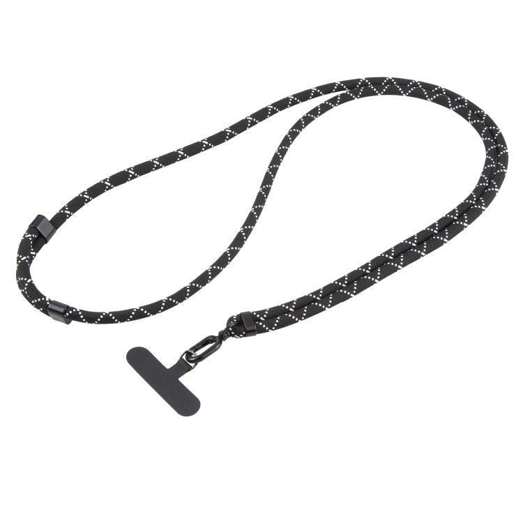 Universal Colorful Buckle Adjustable Mobile Phone Anti-lost Crossbody Lanyard(Black White X Pattern) - Lanyards & Wrist Straps by buy2fix | Online Shopping UK | buy2fix