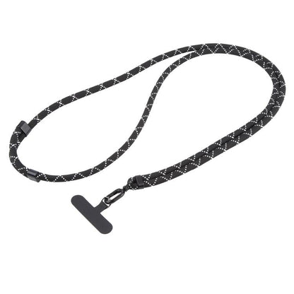 Universal Colorful Buckle Adjustable Mobile Phone Anti-lost Crossbody Lanyard(Black White X Pattern) - Lanyards & Wrist Straps by buy2fix | Online Shopping UK | buy2fix