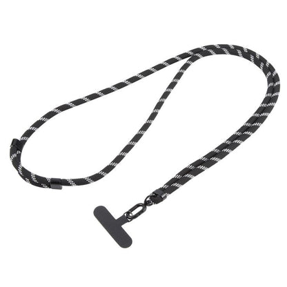 Universal Colorful Buckle Adjustable Mobile Phone Anti-lost Crossbody Lanyard(Black White Twill) - Lanyards & Wrist Straps by buy2fix | Online Shopping UK | buy2fix