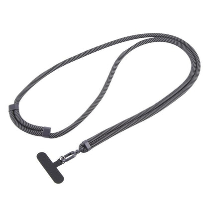 Universal Colorful Buckle Adjustable Mobile Phone Anti-lost Crossbody Lanyard(Black Grey) - Lanyards & Wrist Straps by buy2fix | Online Shopping UK | buy2fix