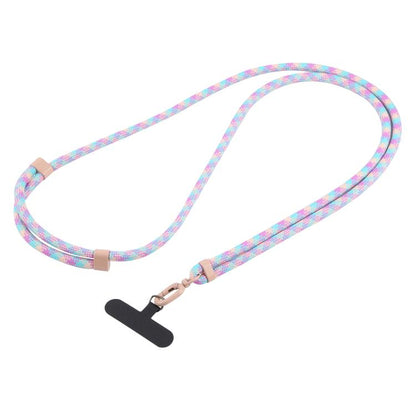 Universal Colorful Buckle Adjustable Mobile Phone Anti-lost Crossbody Lanyard(Blue Purple Pink) - Lanyards & Wrist Straps by buy2fix | Online Shopping UK | buy2fix
