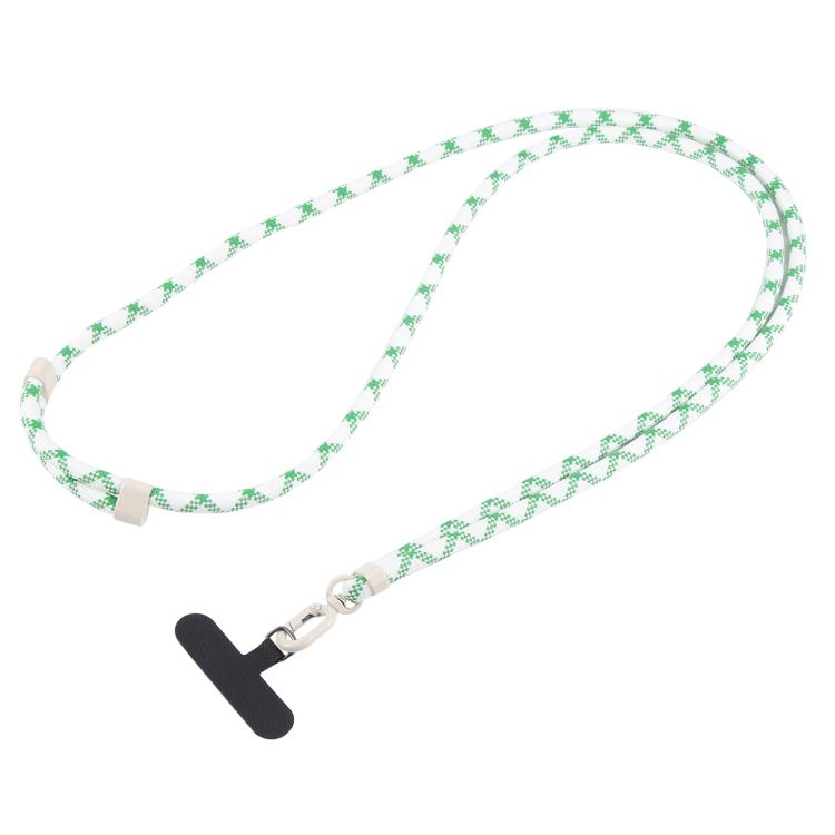Universal Colorful Buckle Adjustable Mobile Phone Anti-lost Crossbody Lanyard(Green White) - Lanyards & Wrist Straps by buy2fix | Online Shopping UK | buy2fix