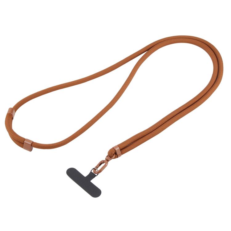 Universal Colorful Buckle Adjustable Mobile Phone Anti-lost Crossbody Lanyard(Dark Brown) - Lanyards & Wrist Straps by buy2fix | Online Shopping UK | buy2fix