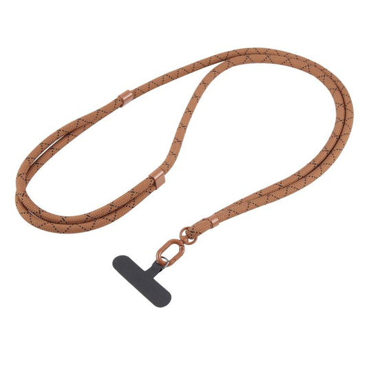 Universal Colorful Buckle Adjustable Mobile Phone Anti-lost Crossbody Lanyard(Brown Black) - Lanyards & Wrist Straps by buy2fix | Online Shopping UK | buy2fix