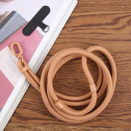Universal Colorful Buckle Adjustable Mobile Phone Anti-lost Crossbody Lanyard(Light Brown) - Lanyards & Wrist Straps by buy2fix | Online Shopping UK | buy2fix