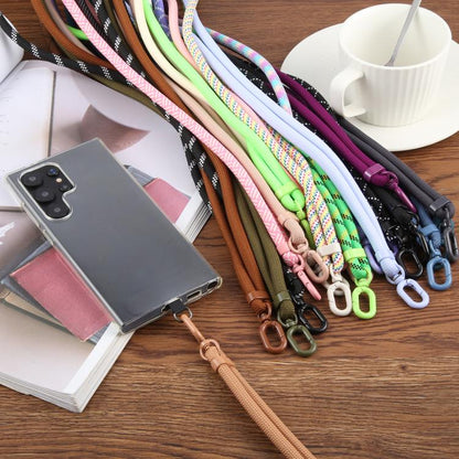 Universal Colorful Buckle Adjustable Mobile Phone Anti-lost Crossbody Lanyard(Light Brown) - Lanyards & Wrist Straps by buy2fix | Online Shopping UK | buy2fix