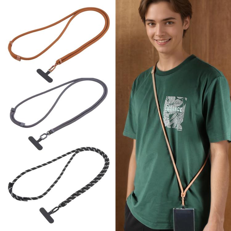 Universal Colorful Buckle Adjustable Mobile Phone Anti-lost Crossbody Lanyard(Purple) - Lanyards & Wrist Straps by buy2fix | Online Shopping UK | buy2fix