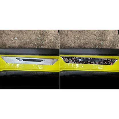 2pcs/Set Forged Gold Foil Carbon Fiber Car Threshold Decorative Sticker for Chevrolet Corvette C8 2020-, Left and Right Driver(Red) - Car Interior Mouldings by buy2fix | Online Shopping UK | buy2fix
