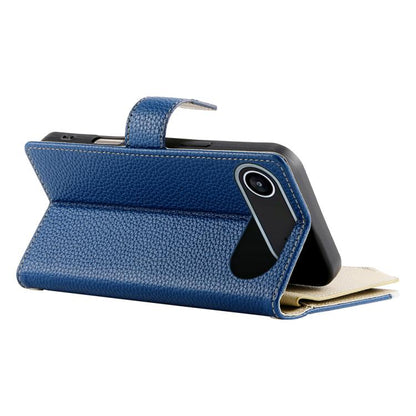 For iPhone Air Stitching Multi-card Zipper Wallet Leather Phone Case with Short Strap(Dark Blue) - iPhone Air Cases by buy2fix | Online Shopping UK | buy2fix