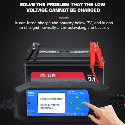 CAT-280 2 in 1 Car Battery Charger & Color Screen Battery Tester, US Plug - Electronic Test by buy2fix | Online Shopping UK | buy2fix