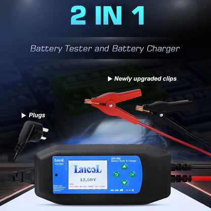 CAT-280 2 in 1 Car Battery Charger & Color Screen Battery Tester, US Plug - Electronic Test by buy2fix | Online Shopping UK | buy2fix
