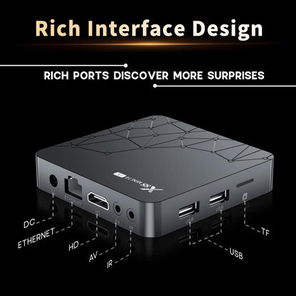 X88 mini 14 TV Android 14 Smart HD TV Box, RK3518 Quad-Core 64bit Cortex-A53, Memory:2GB+16GB(UK Plug) - Others by buy2fix | Online Shopping UK | buy2fix