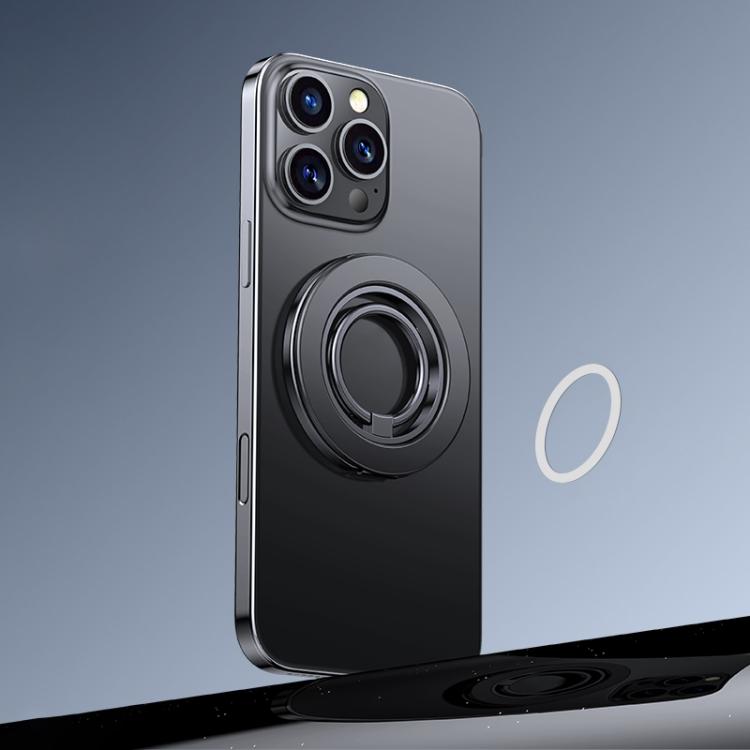 Multifunctional 360 Degree Rotating Magnetic Ring Phone Holder(Black) - Ring Holder by buy2fix | Online Shopping UK | buy2fix