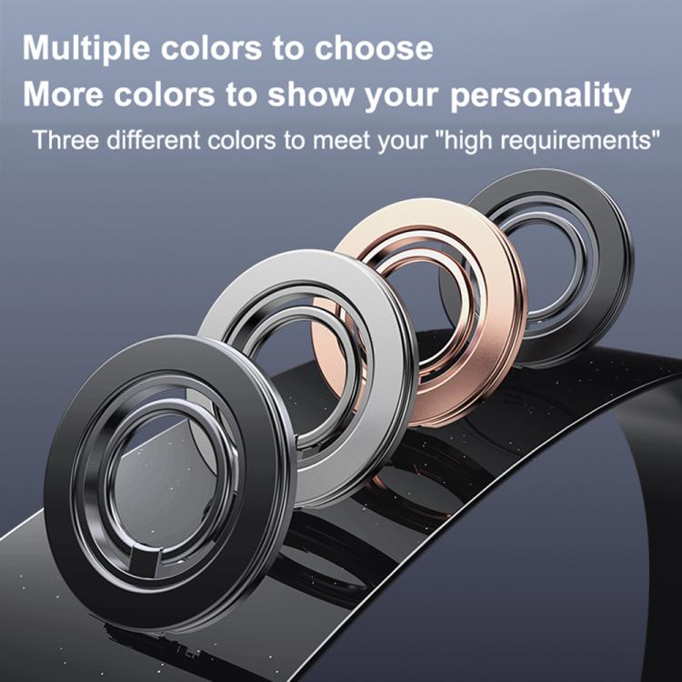Multifunctional 360 Degree Rotating Magnetic Ring Phone Holder(Black) - Ring Holder by buy2fix | Online Shopping UK | buy2fix