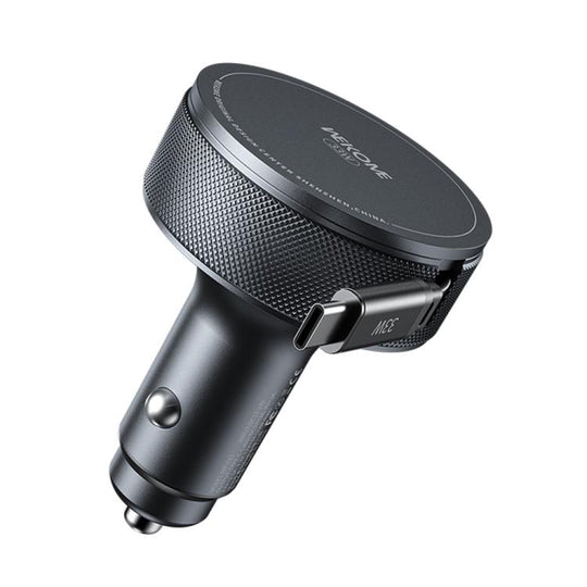 WK WP-C61 K-Captain Zinyao 33W Fast Car Charger with USB-C / Type-C Retractable Cable(Tarnish)