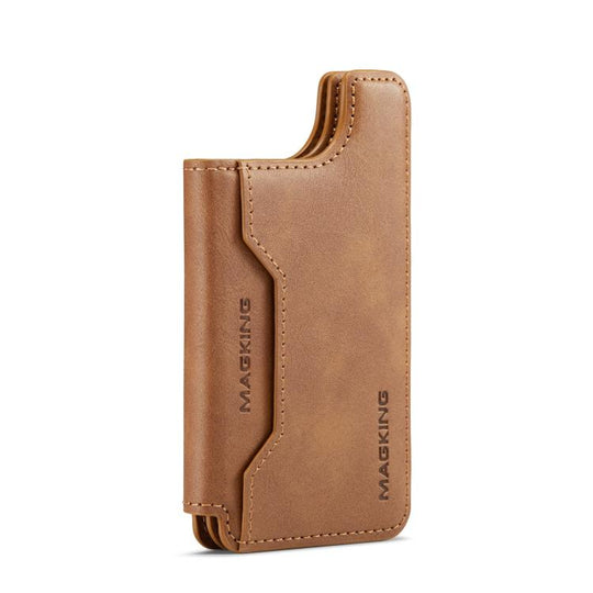 MAGKING K3 Series MagSafe RFID Card Bag(Brown)