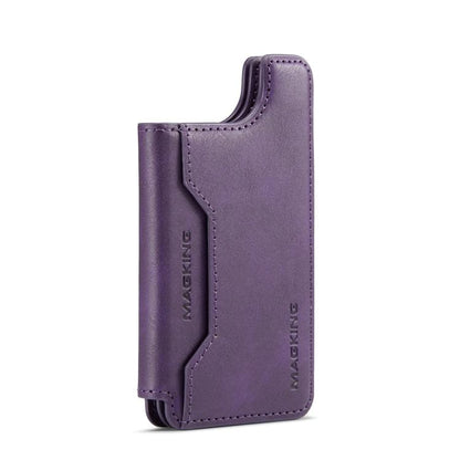 MAGKING K3 Series MagSafe RFID Card Bag(Purple) - Adhesive Card Holders by MAGKING | Online Shopping UK | buy2fix