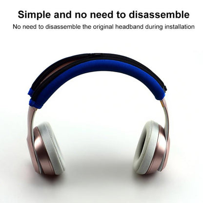 For Beats Solo3 / Solo2 Neoprene Zipper Headband Cushion Pad Replacement Parts(Grey) - Earmuff & Pad by buy2fix | Online Shopping UK | buy2fix