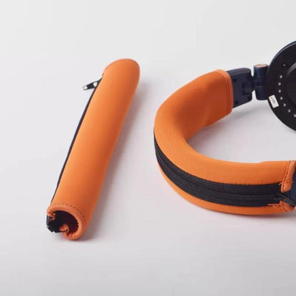 For Audio Technica ATH-M50X / M40X Neoprene Zipper Headband Cushion Pad Replacement Parts(Orange) - Earmuff & Pad by buy2fix | Online Shopping UK | buy2fix