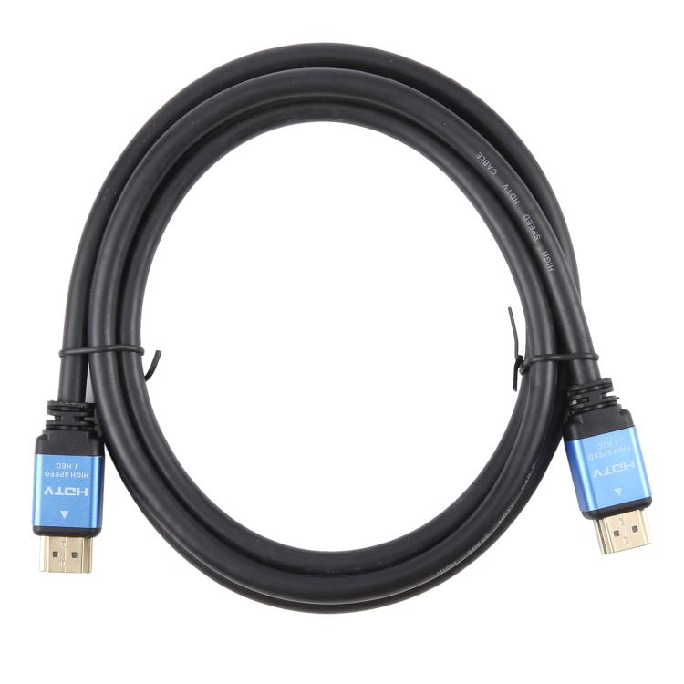 HDTV 2.0 Version 4K Full HD High Speed 19 Pin Male to 19 Pin Male Connector Cable, Length:1m(Black) - Cable by buy2fix | Online Shopping UK | buy2fix