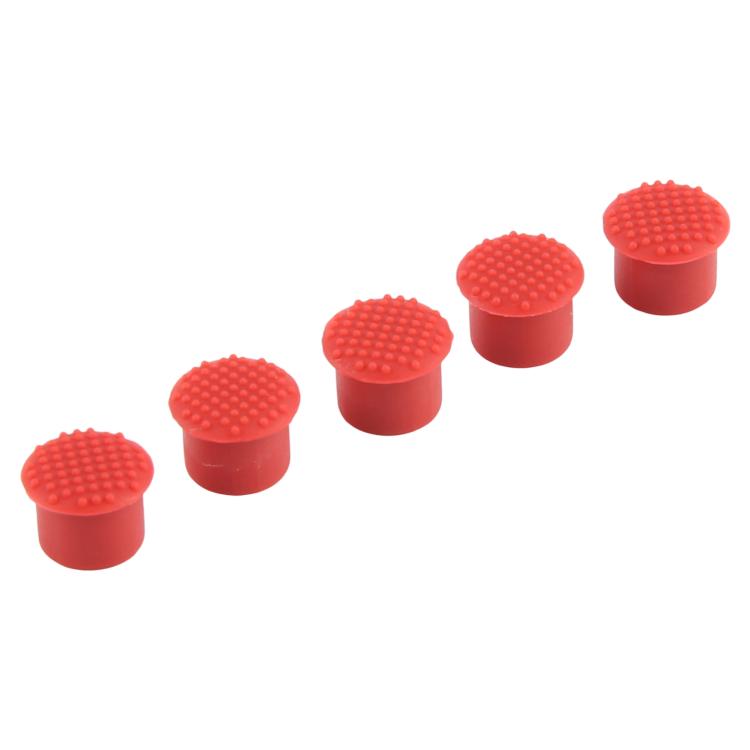 For Lenovo IBM 5pcs Mouse Cap, Diameter 0.4 x 0.5cm(Red) - Others by buy2fix | Online Shopping UK | buy2fix