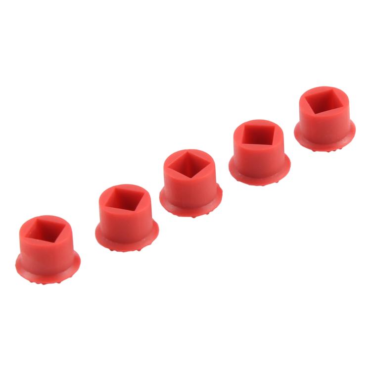 For Lenovo IBM 5pcs Mouse Cap, Diameter 0.4 x 0.5cm(Red) - Others by buy2fix | Online Shopping UK | buy2fix