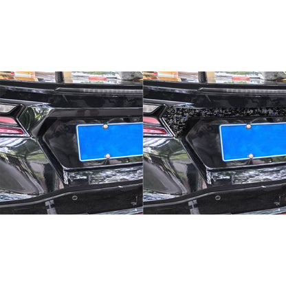 Forged Gold Foil Carbon Fiber Car Trunk Decorative Sticker for Chevrolet Corvette C8 2020-, Left and Right Driver(Blue) - Car Interior Mouldings by buy2fix | Online Shopping UK | buy2fix