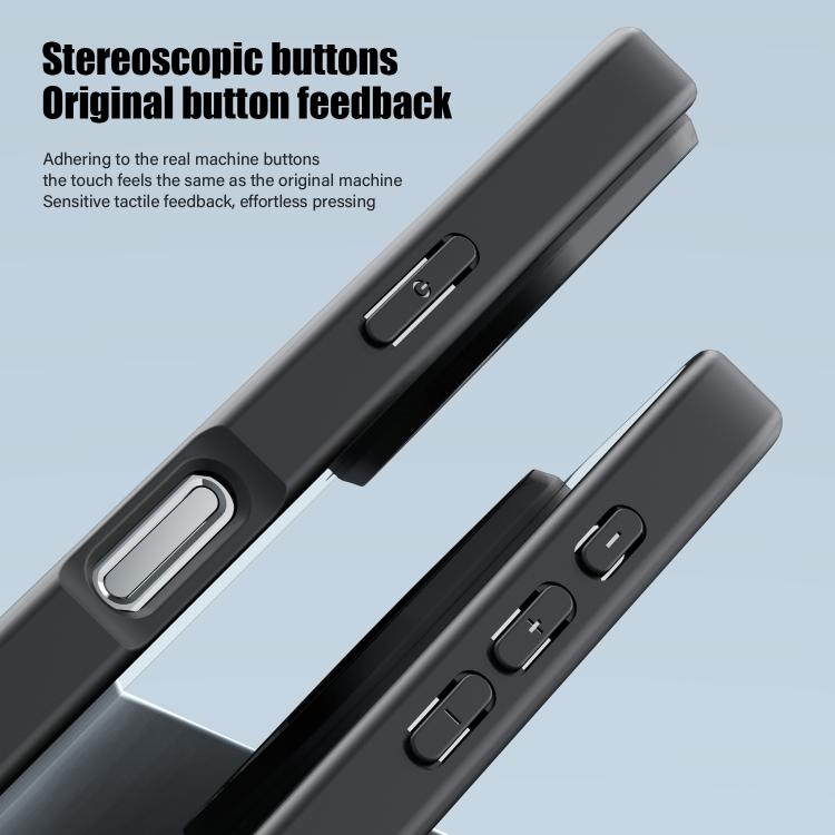 For iPhone 16 Pro Max iPAKY Bright Color Series Shockproof PC+TPU Phone Case(Black) - iPhone 16 Pro Max Cases by iPAKY | Online Shopping UK | buy2fix