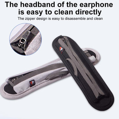 Neoprene Zipper Headband Protective Cover For BOSE QC25 / QC15 / QC35 II, Model:Large-Black Grey - Earmuff & Pad by buy2fix | Online Shopping UK | buy2fix