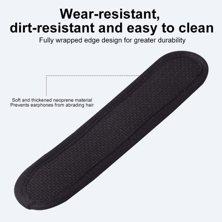 Neoprene Zipper Headband Protective Cover For BOSE QC25 / QC15 / QC35 II, Model:Large-Black Grey - Earmuff & Pad by buy2fix | Online Shopping UK | buy2fix